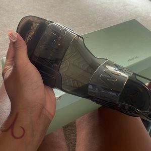 Off white sandals
